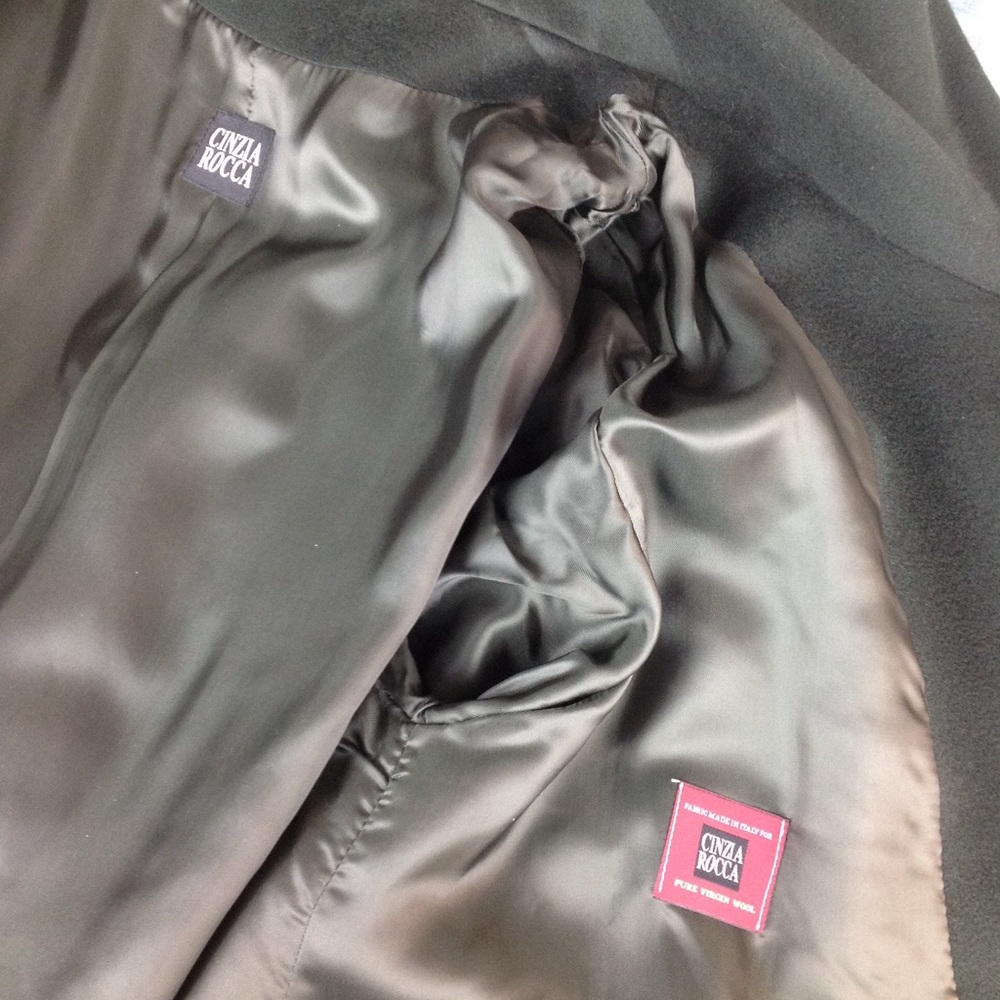 NWOT CINZIA ROCCA Designer Coat Made in  Italy - Picture 6 of 8